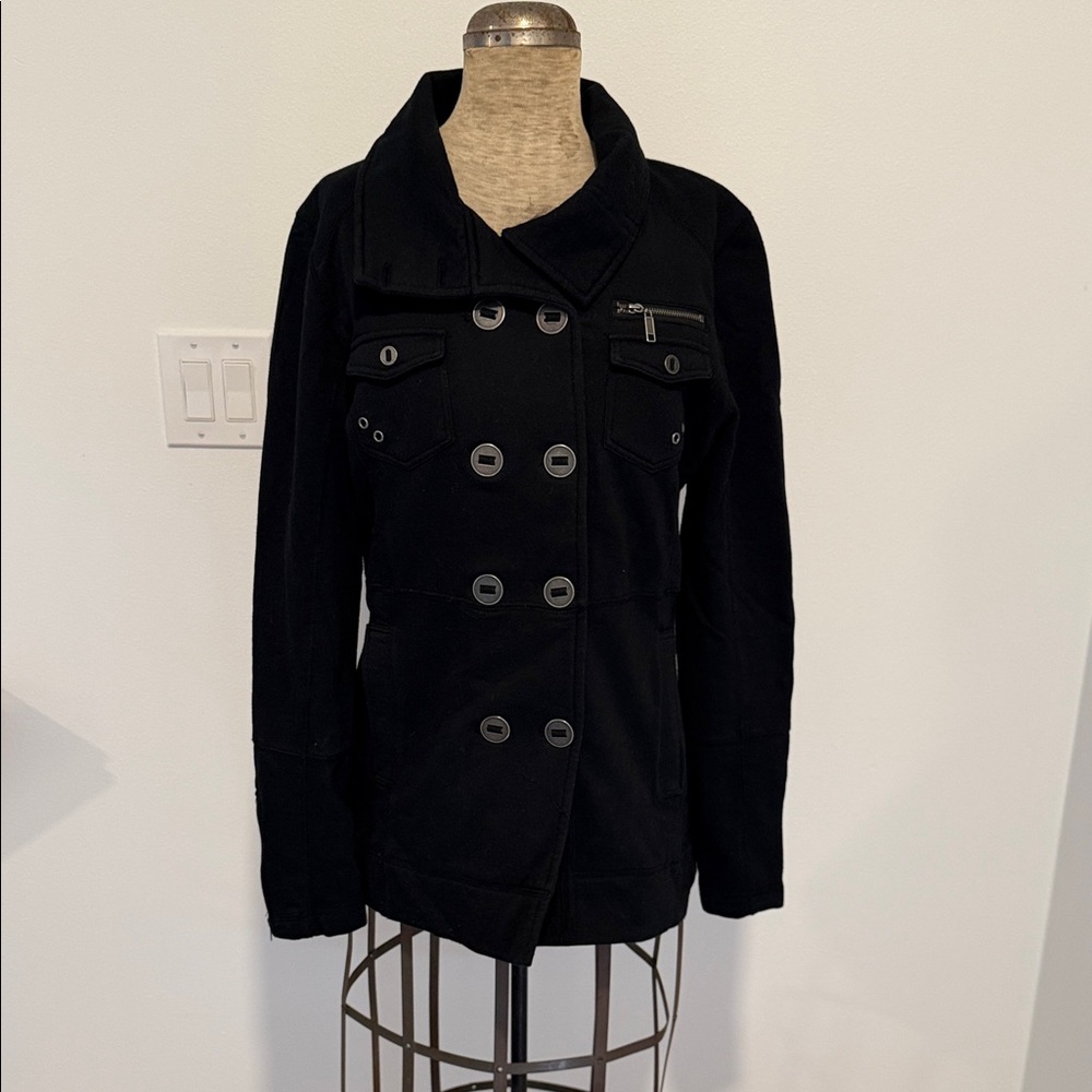 Hurley Winchester Fleece Jacket- Black - Size Small